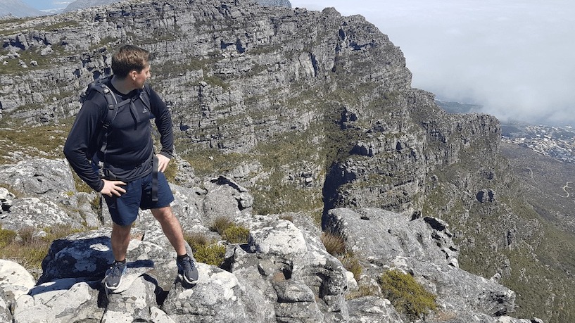 Südafrika, Tafelberg, wandern, Wanderung, Table Mountain National Park, besteigen, Berge, Campus Bay Pipe Track